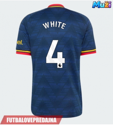 Lacne Muži Futbalové dres Arsenal Ben White #4 2026-27 Krátky Rukáv - Preč